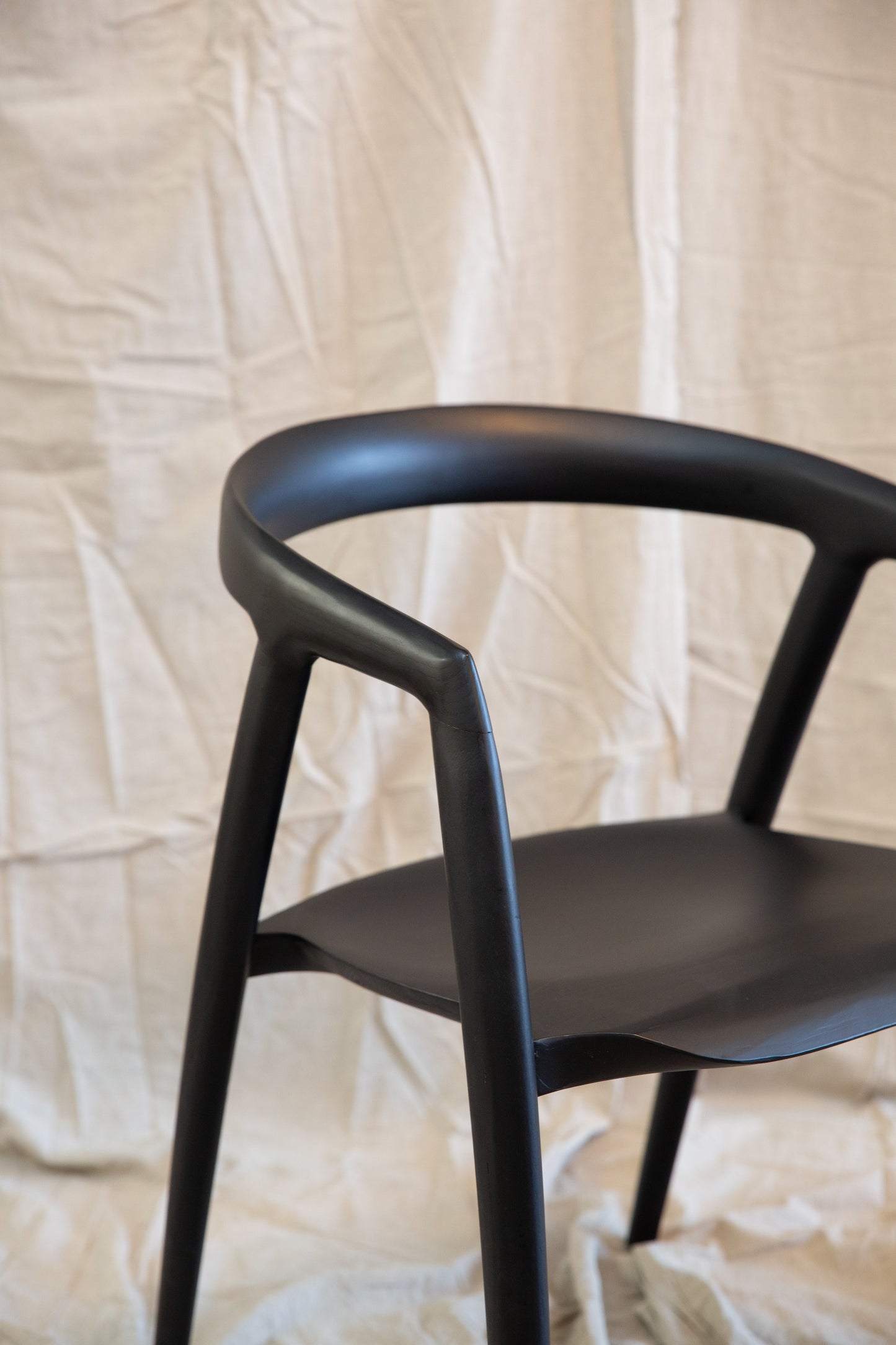 Silla de comedor Ébano