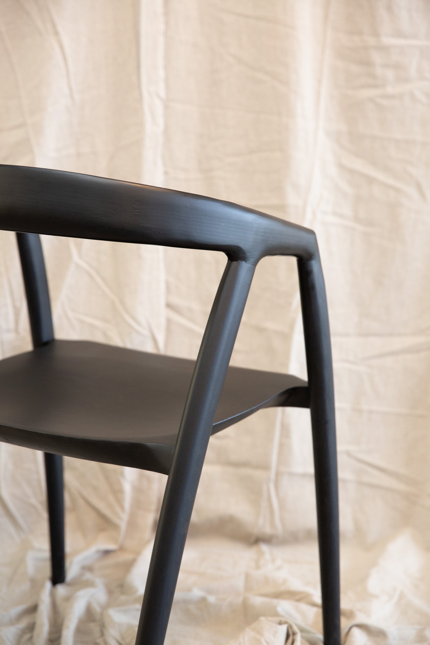 Silla de comedor Ébano