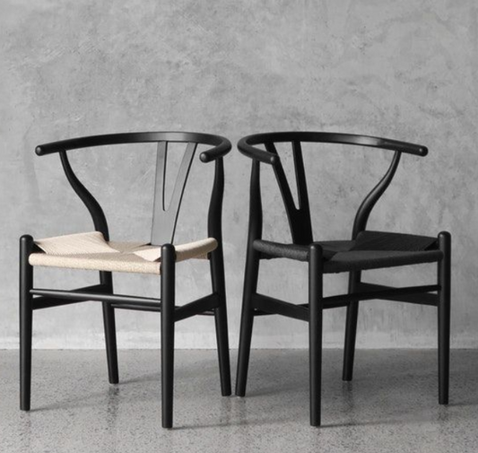 Silla Wishbone Black