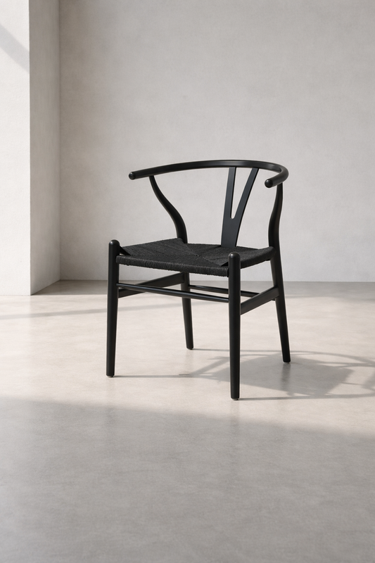 Silla Wishbone Black
